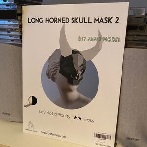 Papercraft world 3D paper Satanic devil Satan masquerade diy puzzle masks